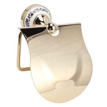 Imagem de Porta-papel higiênico Vintage Exquisito Aço Inoxidável Suporte de Rolo Papel para Banheiro Cozinha Espaço Interior Organizador Estilo Retrô