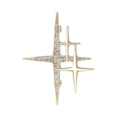 Imagem de Broches De Estrela Cadente Com Franjas De Strass Unissex Para Mulheres