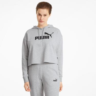 Imagem de Moletom Puma Cropped Logo C/ Capuz Feminino-Feminino