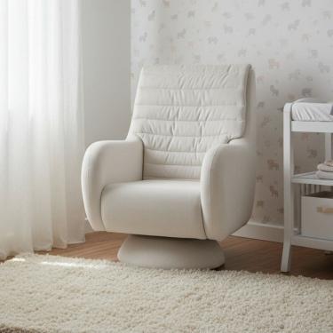 Imagem de Poltrona de Amamentação Cone Fixa Zen Branco