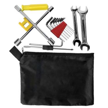 Imagem de Kit de reparo de bicicleta de estrada, kit de ferramentas de reparo de bicicleta,Conjunto de manutenção de ciclismo ao ar livre | Kit de ferramentas de reparo de bicicleta de montanha e estrada multif