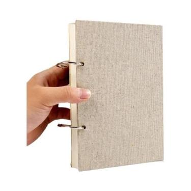 Imagem de Caderno Retro Espiral Capa Dura 120 Páginas 160 GSM Recarregável Para 