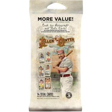 Imagem de Topps - 2025 Allen & Ginter Baseball Fat Pack, Look for Autograph and Relic Cards