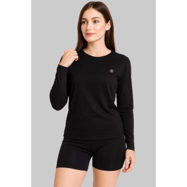 Imagem de Camisa Feminina Térmica Proteção UV50 Manga Longa Corrida e Treino-Unissex