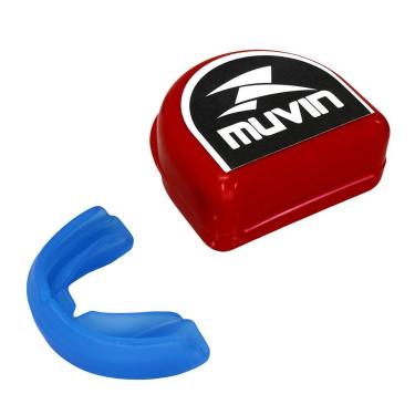 Imagem de Protetor Bucal Profissional Muvin – Moldável – Proteção – Com Estojo – Artes Marciais - Boxe - MMA-Unissex