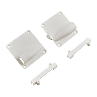 Imagem de Dynwave 2x Placa de Cobertura de Servo Fácil de Instalar, Acessório Profissional Branco para Aeromodelismo, Peças de Reparo para Aeromodelos de Asa Fixa