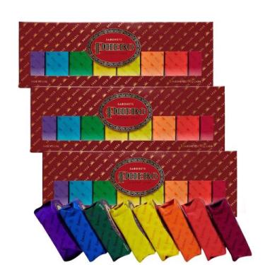 Imagem de Kit 3 Caixa Presente Sabonete Phebo de Glicerina Vinho 8 unidades 90g 