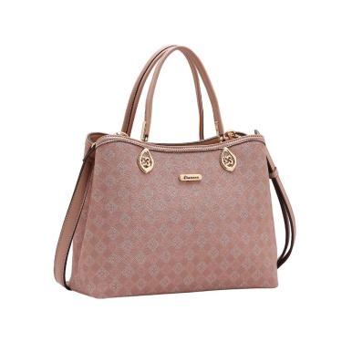 Imagem de Bolsa Elemento Gráfico Casual - Alça de Mão - Rosê - Chenson 3485287