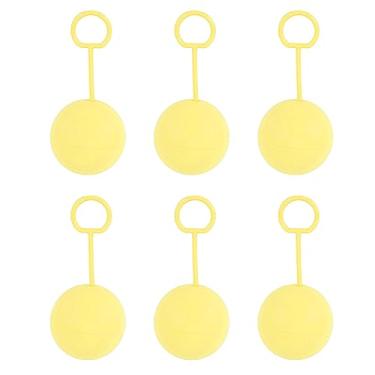 Imagem de Balões de água reutilizáveis ​​de preenchimento rápido e autovedantes bolas de respingos de água de silicone para piscina ao ar livre, jogos de praia, brinquedos divertidos de (Amarela)
