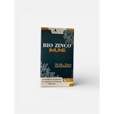 Imagem de Bio Zinco Imune Zinco 29,59 com Vitaminas 60 Capsulas Bio Alive