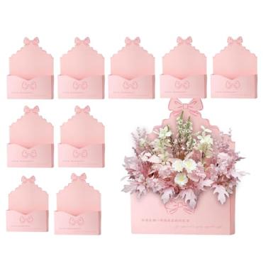 Imagem de Caixa De Envelope Do Dos Namorados - 10 Peças com Motivo de Coração para Decoração Romântica - Caixas Envelope para Festas | para Presentes de dos Namorados e Ocasiones Especiais