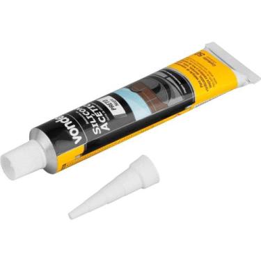 Imagem de Borracha de Silicone Acético, Preto, 50 g, Vonder OstenVonder