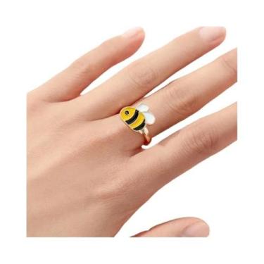 Imagem de Anel Giratório Ajustável Borboleta Margarida Para Mulheres, Anel Anti-