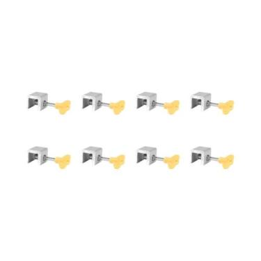 Imagem de Trava De Janela Antifurto Ajustável Com Chave Para Bebês E Crianças, T