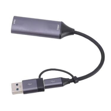 Imagem de GOWENIC Placa de Captura de Vídeo, 4K@30Hz HDMI para USB 3.0 Tipo C Placa de Captura para Streaming, 1080P@60Hz, para Jogos, Videoconferência, Ensino, Transmissão Ao