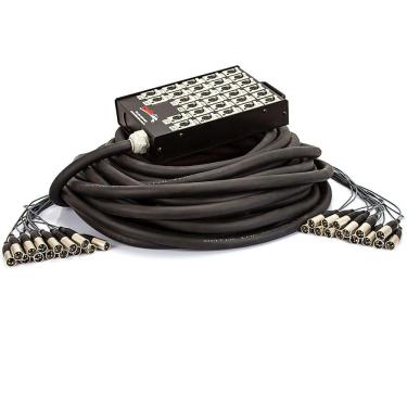 Imagem de Medusa Som 28 Vias Montada Conector Cirilo Cabos 25 Metros