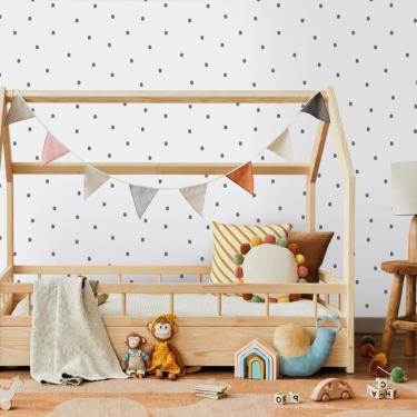 Imagem de Papel de Parede Enzo Spots Preto 291-4