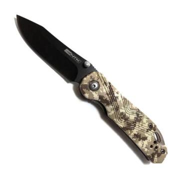 Imagem de Canivete Tático Snap Tag Com Trava De Segurança Compacta