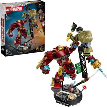 Imagem de Lego 76343 Marvel Vingadores Era De Ultron - Batalha Épica: Hulkbuster Vs. Hulk  - 413 peças
