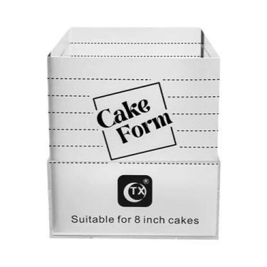 Imagem de Forma De Bolo Ajustável Em Acrílico Transparente, Grau Alimentício, Qu