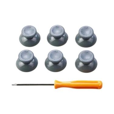 Imagem de Capas De Stick Analógico 3D Pretas E Cinzas Para Controle Xbox 360, 7 