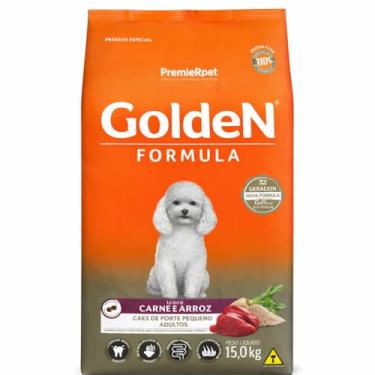 Imagem de Premier Pet Ração Golden Fórmula Mini Bits Para Cães Adultos Pequeno Porte Sabor Carne E Arroz 3Kg Para Todas Pequeno Adulto