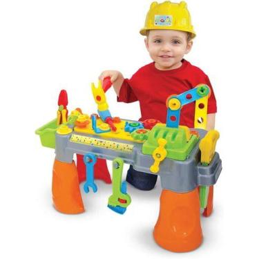 Imagem de Bancadinha de ferramentas maral com capacete