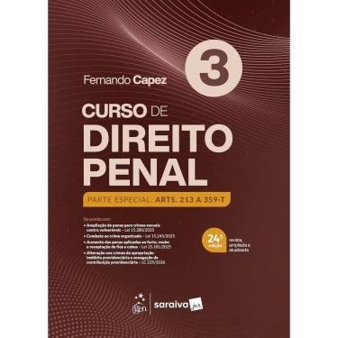 Imagem de Curso De Direito Penal - Parte Especial: Arts. 213 A 359-T - Vol.3 - 24 Ed