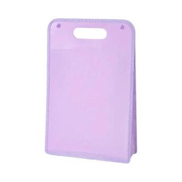 Imagem de Pasta Portátil A4 Durável Com Alça E Organizador De Arquivos Com Fecho