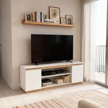 Imagem de Rack Para Sala Tv Polegadas Home Decoração Móveis Moderno - BY HOUSE