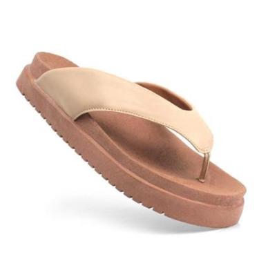 Imagem de Sandália Papete Feminina Flatform De Dedo Chinelo Asa Delta Moda Blogueira Leve Macia Confortável-Feminino