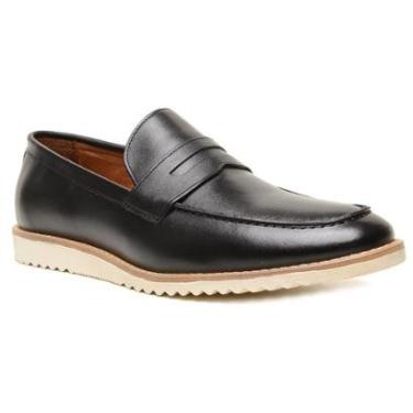 Imagem de Sapato Mocassim Masculino Oxford Casual Couro Legitimo Loafer Fino-Masculino