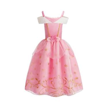 Imagem de Fantasia De Princesa Para Menina, Vestido De Rapunzel, Bela Adormecida