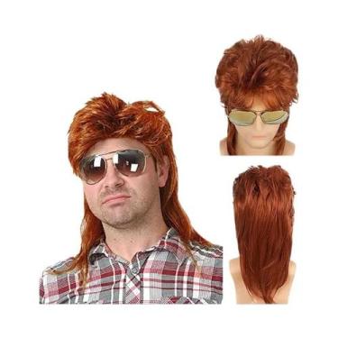 Imagem de Perucas Mullet Masculinas Em 8 Estilos Para Fantasias Dos Anos 70 E 80