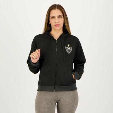 Imagem de Jaqueta Atlético Mineiro Portlet Feminina Preta - Braziline, P
