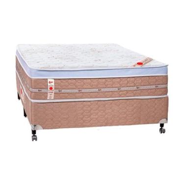 Imagem de Cama Box + Colchão Castor Com Massageador Casal Niponpedic One Face Te