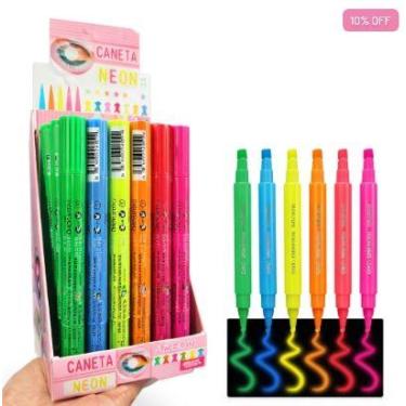 Imagem de Caneta Delineadora Neon Colorida Yoyomaquiamor COR:LARANJA,, VERDE