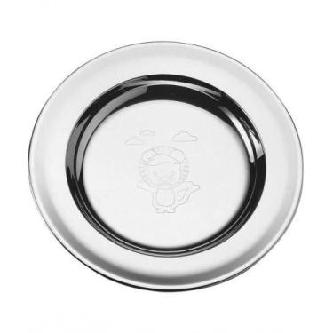 Imagem de Prato Infantil Tramontina Baby Friends 23cm Em Aço Inox