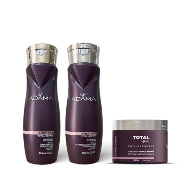 Imagem de Kit Total Repair Fortificante - ( 3 Produtos) - Ádama Cosméticos