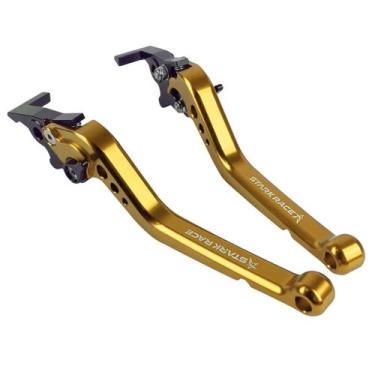 Imagem de Manete Esportivo Moto Nmax 160 Longo Stark - NoBrand, Dourado