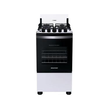 Imagem de Fogão a Gás Brastemp BF04NAB/NBB Clean 4 Bocas Piso Acendimento Automá