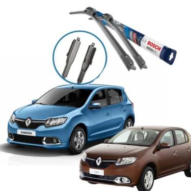 Imagem de Limpador Parabrisa Palheta Renault Logan 2014 2015 2016 2017 - bosch