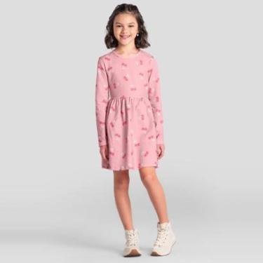 Imagem de Vestido infantil menina em cotton Brandili-Feminino