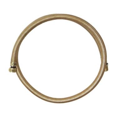 Imagem de Mangueira Gás Inox Tomback Nitrílica 1/2x1,5m Profissional - MACFLEX, 