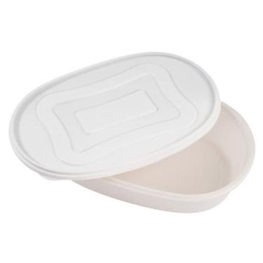 Imagem de Travessa Oval com Tampa Branco - Giotto