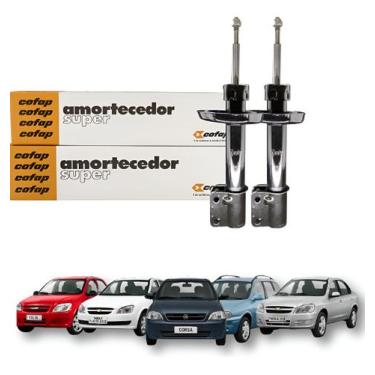 Imagem de Par Amortecedor Dianteiro Corsa Celta Prisma 94 95 96 97 98 99 2000 20