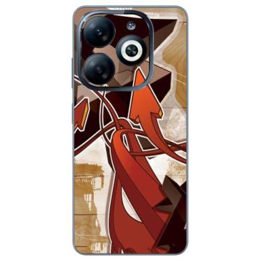 Imagem de Capa Adesivo Skin071 Verso Para Infinix Smart 8 Pro (X6525B) - KawaSki