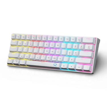 Imagem de Teclado Gamer Mecânico OX Moon USB Anti Ghosting Branco