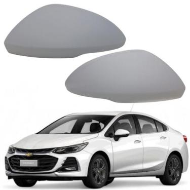 Imagem de Par Capa Retrovisor Cruze 2017 2018 2019 2020 2021 2022 2023 Primer Or