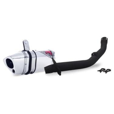 Imagem de Escape Ponteira Coyote TRS 2 Way JUNIOR 20cm em Alumínio Bros 160 NXR 
